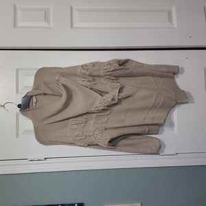 Fall Cardigan with button drape neck